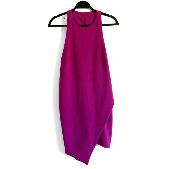 NWT Bec & Bridge Isis Angel Dress Womens Magenta Worn By Jennifer Lopez Cut Out - Picture 5 of 16